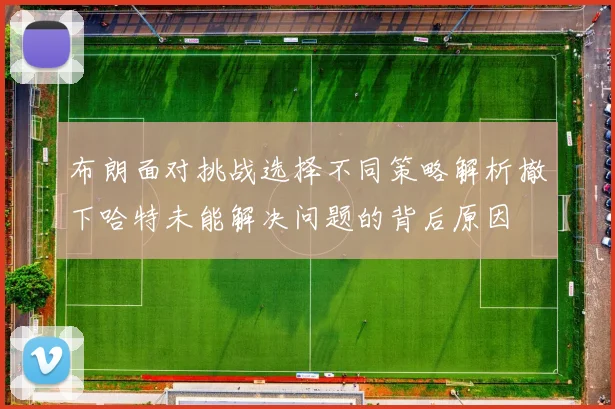 布朗面对挑战选择不同策略解析撤下哈特未能解决问题的背后原因