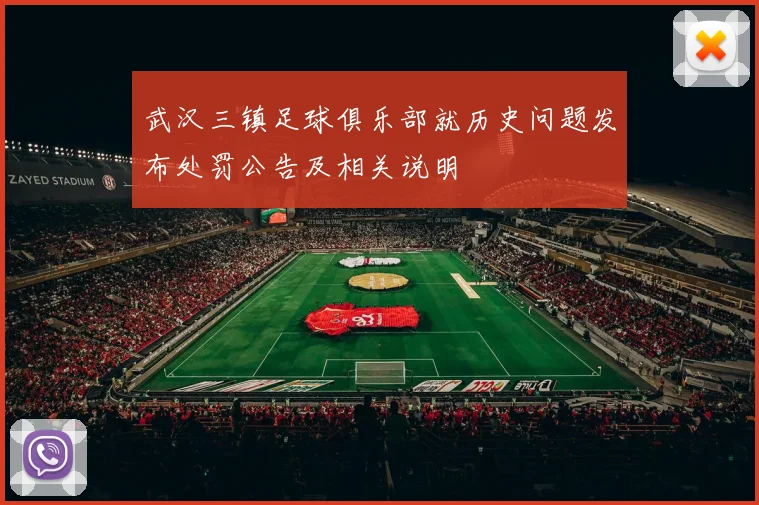 武汉三镇足球俱乐部就历史问题发布处罚公告及相关说明